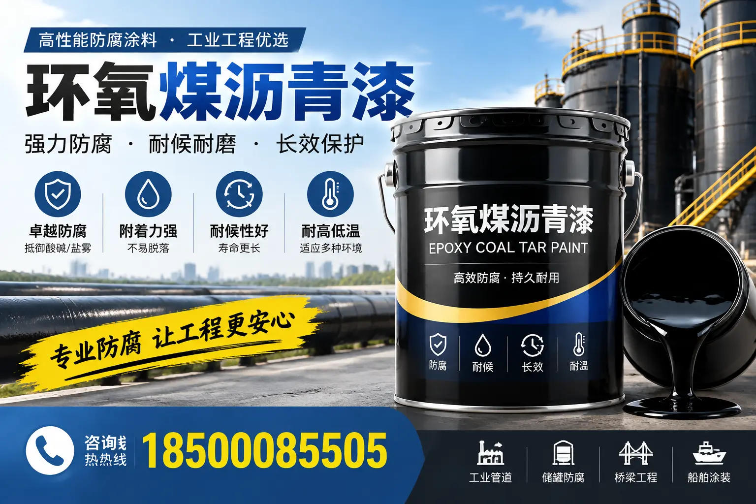 环氧煤沥青漆的施工方法与注意事项,确保在翼城顺利完成